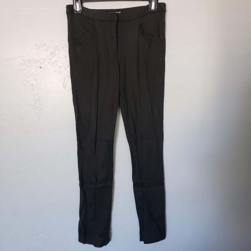 Uffizi Women's Olive Green Dress Pants Trousers Made in Italy 36 4